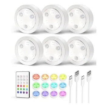 Ezvalo 1200mAh Under Cabinet RGB LED Lights