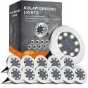 Incx Solar 8-LED Ground Garden Lights