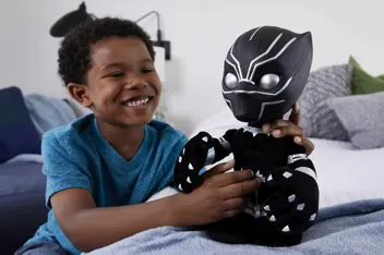 Marvel Black Panther Heart of Wakanda Plush Figure with Lights and Sounds