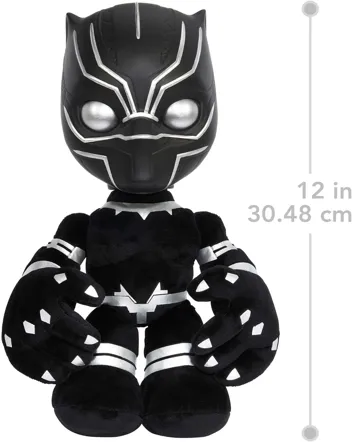 Marvel Black Panther Heart of Wakanda Plush Figure with Lights and Sounds