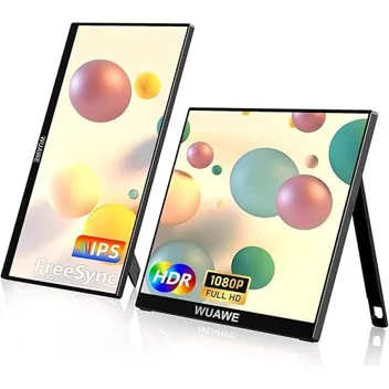 Wuawe 15.6" 1080p 100% sRGB IPS USB-C Portable Monitor