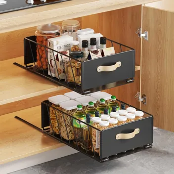 Goolama 11.8" Slide Out Pull Out Cabinet Organizer Drawer