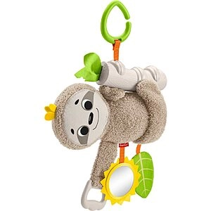 Baby Toy Slow Much Fun Stroller Sloth With Motion & Sensory Details For Newborn Take-Along Play