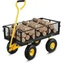 Heavy Duty 500lbs Capacity Steel Garden Cart