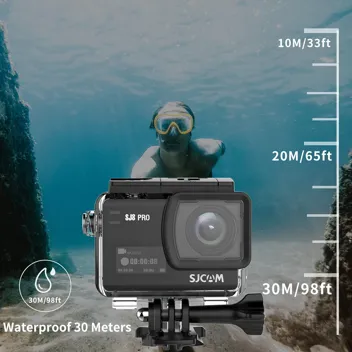 SJCam SJ8pro 4K 60fps Waterproof 2.33" Touchscreen Action Camera