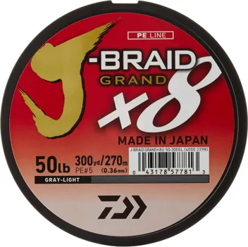 J-Braid Grand 8X 300 yards 20 lb test, dark green (fishing)