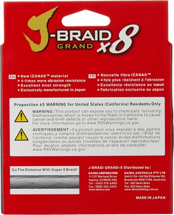 J-Braid Grand 8X 300 yards 20 lb test, dark green (fishing)