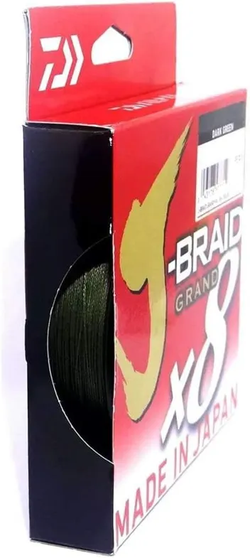 J-Braid Grand 8X 300 yards 20 lb test, dark green (fishing)