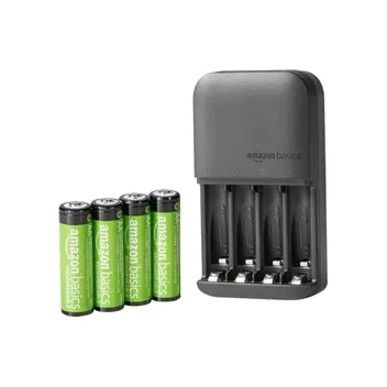 2000mAh 4 Bay Battery Charger for AA & AAA Rechargeable NiMh Batteries (4-Count)