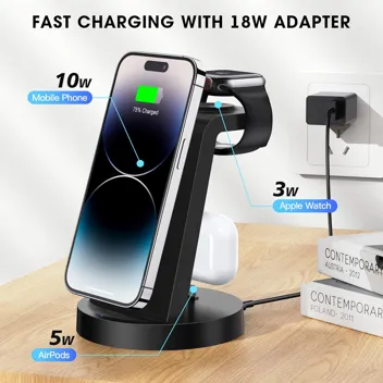 3-in-1 Wireless Charging Station (iPhone