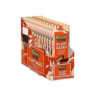 REESE'S Vegan Plant Based Oat Chocolate Peanut Butter Cups 1.4 oz (12 Count) Amazon