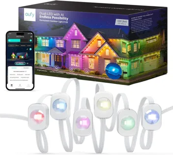 100' Permanent Outdoor Smart String Lights (E120)