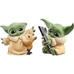 STAR WARS The Bounty Collection The Child Collectible Toys 2.2-Inch The Mandalorian “Baby Yoda” Froggy Snack, Force Moment Figure