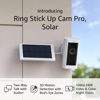 Ring Stick Up Cam Pro 1080p HDR 3D Motion Detection Camera (2023 Release) | Save 20% with Trade-in