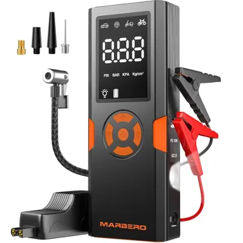 Marbero 3500A 12V Portable Car Jump Starter with 150PSI Air Compressor