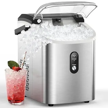 Cowsar 34lb/day Self-Cleaning Nugget Ice Cube Maker