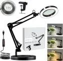 2-in-1 1800LM 10x Magnifying LED Desk Lamp (3 Color Modes)