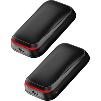 2-in-1 2000mAh Rechargeable Hand Warmer (Pair)