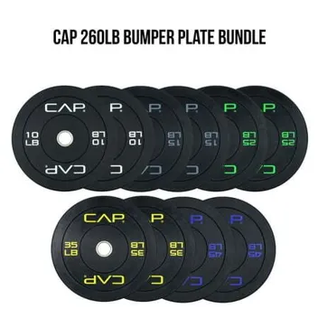 CAP 260lb Bumper Plate Bundle