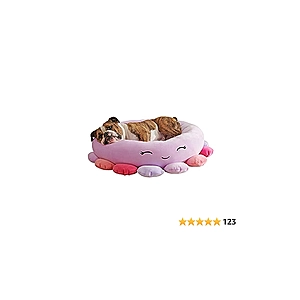 Squishmallows 24-Inch Beula Octopus Pet Bed - Medium Ultrasoft Official Squishmallows Plush Pet Bed