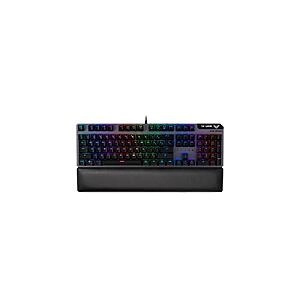 TUF Gaming K7 Optical-Mech Gaming Keyboard w/ Tactile Switches, Detachable Wrist Rest & Aura Sync RGB Lighting