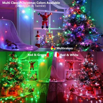 196ft 600ft Smart App Controlled WiFi Color Changing LED Christmas Lights