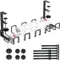 Spacecare 15.7" No Drill Under Desk Cable Management Tray