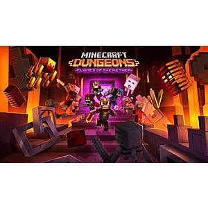 Minecraft Dungeons Flames of the Nether - Nintendo Switch [Digital Code]