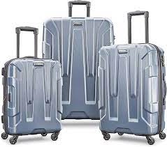 Centric 2 Hardside Expandable Luggage with Spinners, Silver, 3-Piece Set (20/24/28)