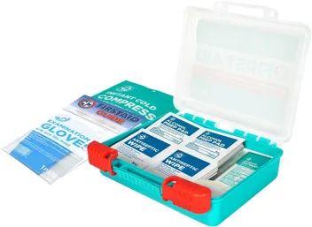 First Aid Kit in Durable Plastic Case (85-Pieces)