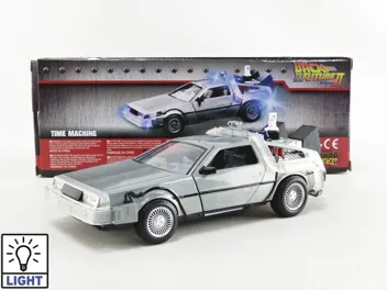 Jada 1:24 Diecast Back to The Future 2 Time Machine w/ Lights