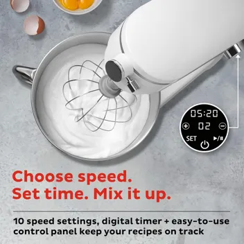 7.4-Quart 10-Speed Instant Stand Electric Mixer Pro w/ Digital Interface