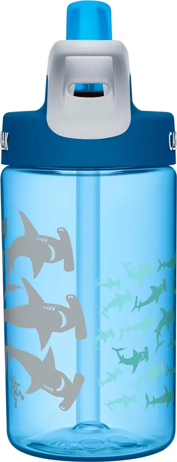 CamelBak eddy Kids Water Bottle - CamelBak Kids Big Bite Valve - Spill Proof - Water Bottle For Kids - BPA-Free Water Bottle - 12oz