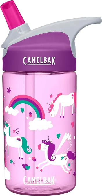 CamelBak eddy Kids Water Bottle - CamelBak Kids Big Bite Valve - Spill Proof - Water Bottle For Kids - BPA-Free Water Bottle - 12oz