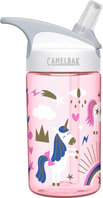 CamelBak eddy Kids Water Bottle - CamelBak Kids Big Bite Valve - Spill Proof - Water Bottle For Kids - BPA-Free Water Bottle - 12oz