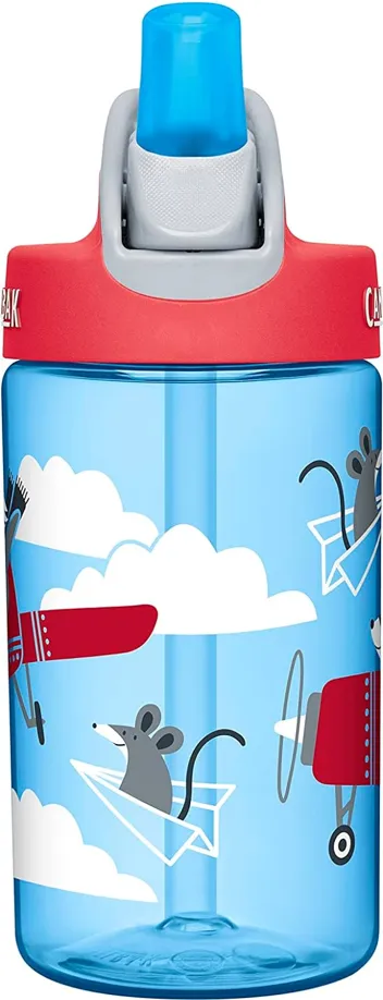 CamelBak eddy Kids Water Bottle - CamelBak Kids Big Bite Valve - Spill Proof - Water Bottle For Kids - BPA-Free Water Bottle - 12oz