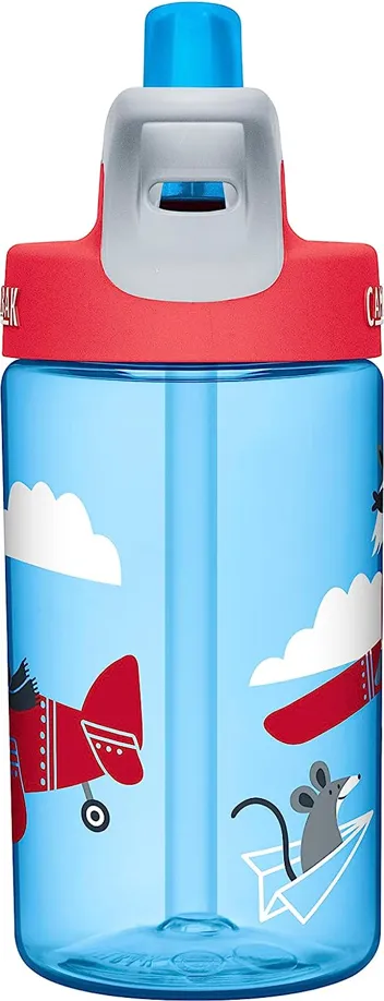 CamelBak eddy Kids Water Bottle - CamelBak Kids Big Bite Valve - Spill Proof - Water Bottle For Kids - BPA-Free Water Bottle - 12oz