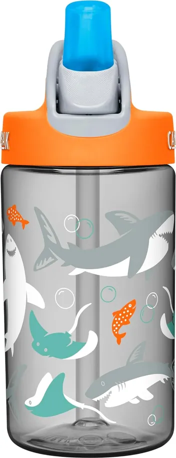 CamelBak eddy Kids Water Bottle - CamelBak Kids Big Bite Valve - Spill Proof - Water Bottle For Kids - BPA-Free Water Bottle - 12oz