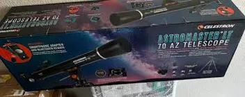 AstroMaster 70AZ LT Refractor Telescope Kit w/ Smartphone Adapter & Bluetooth Remote