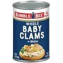 10oz Whole Baby Canned Clams Can