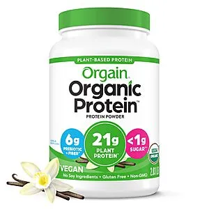 2.03-lbs Organic Vegan Protein Powder (Vanilla Bean)