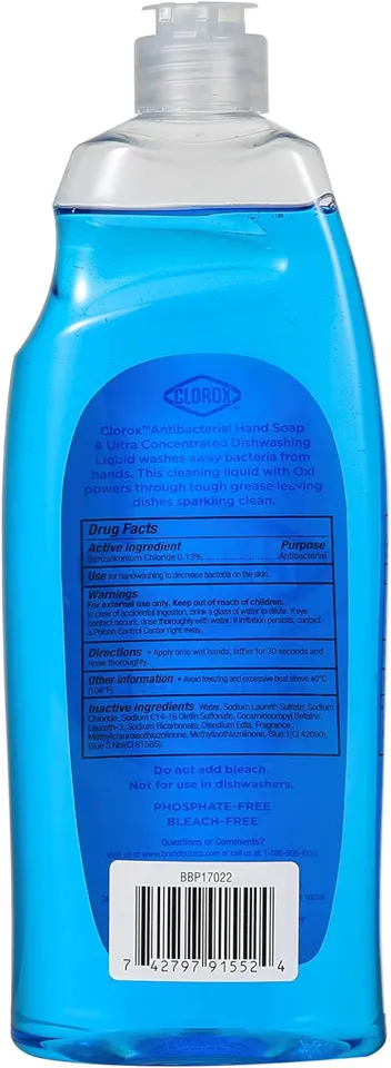 26oz Ultra Concentrated Dishwashing Liquid Dish Soap with Oxi (Fresh Scent)
