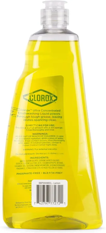 26oz Ultra Concentrated Dishwashing Liquid Dish Soap with Oxi (Fresh Scent)