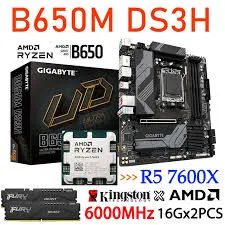 [CPU/MOBO/RAM/SSD Combo] 7600x Gigabyte b650m 32gb ram, 1tb SSD
