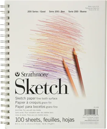 9x12 Strathmore 300 Series Watercolor Paper Pad (12 sheets) w/ Prime