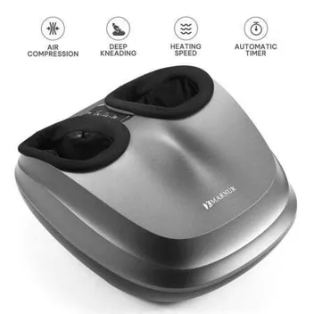 Marnur Heated Airbag Shiatsu Kneading Foot Massager