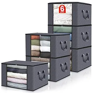 Fab Totes 60L Foldable Clothes/Blanket Storage Bags