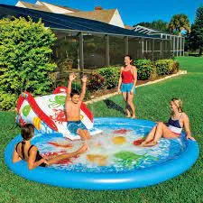 WOW Sports Splash Pad 10 Ft Diameter with Sprinkler