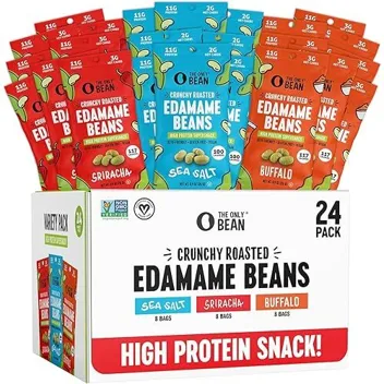 0.9oz Crunchy Roasted Edamame Beans Variety Pack (24-Count)