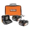 18V Lithium-Ion (2) 4.0 Ah Battery Starter Kit w/ Charger & Bag